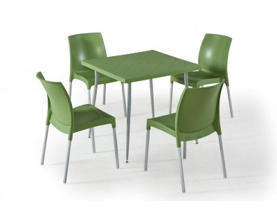 Градински комплект CASTEL set 4 (зелен)